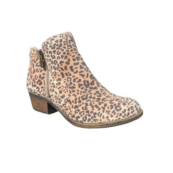 Lucky Brand Boots- Leopard Ankle Booties 7 - Picture 1 of 11